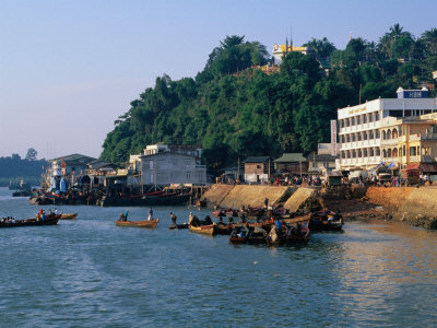 Township On River Kawthoung, Tanintharyi, Myanmar (Burma) by Michael Aw Pricing Limited Edition Print image