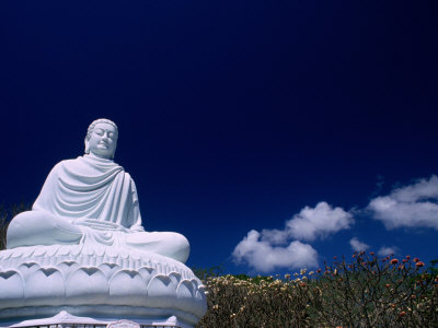 Seated Buddha Statue At Thich Ca Phat Dai, Vung Tau, Vietnam by John Banagan Pricing Limited Edition Print image