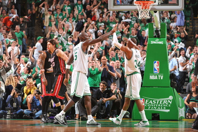 Boston, Ma - June 3: Kevin Garnett And Paul Pierce by Jesse D. Garrabrant Pricing Limited Edition Print image