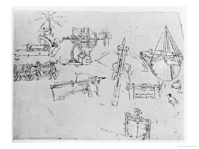 Weapon Designs, Codex Atlanticus, 1478-1518 by Leonardo Da Vinci Pricing Limited Edition Print image
