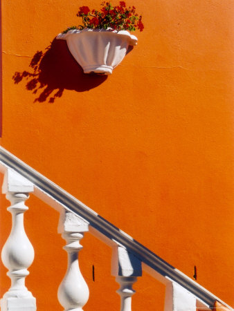 Orange Wall, Malay Quarters, Cape Town by Susanne Friedrich Pricing Limited Edition Print image
