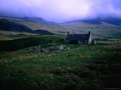 Remote Shepherd's Cottage Near Durness In The Scottish Highlands by Graeme Cornwallis Pricing Limited Edition Print image