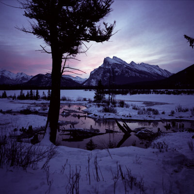 Photographs Of Sunrise At Lake Vermillion, Banff by Keith Levit Pricing Limited Edition Print image