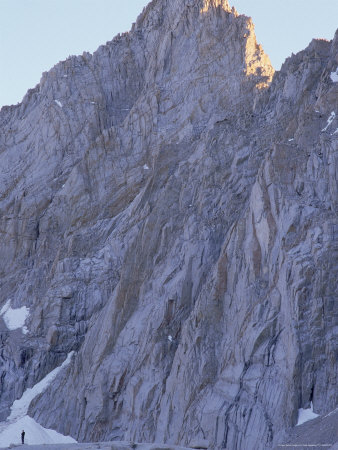 Hiker Near Rocky Cliffs, Ca by Nels Akerlund Pricing Limited Edition Print image