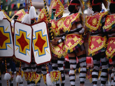 Ati-Atihan Parade At Ati-Atihan Festival, Kalibo, Aklan, Philippines by John Pennock Pricing Limited Edition Print image