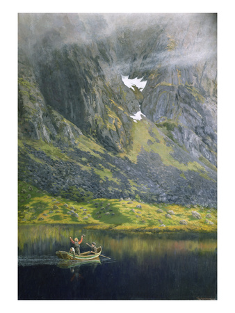 Echo, 1888 (Oil On Canvas) by Theodor Severin Kittelsen Pricing Limited Edition Print image