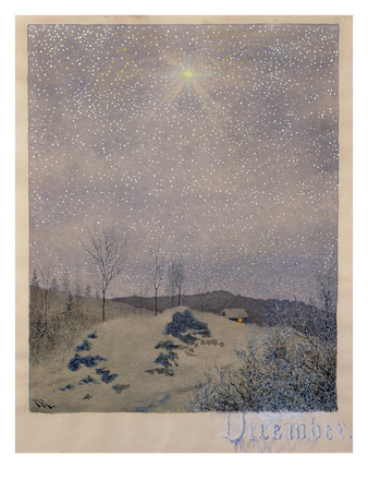December, 1890 (W/C On Paper) by Theodor Severin Kittelsen Pricing Limited Edition Print image