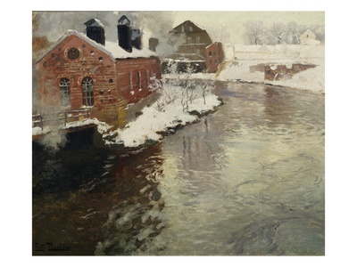 Untitled, 1897 (Oil On Canvas) by Fritz Thaulow Pricing Limited Edition Print image