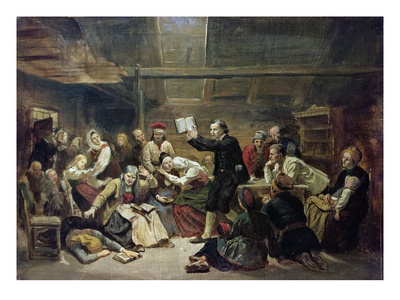 The Fanatics, 1866 (Oil On Canvas) by Adolphe Tidemand Pricing Limited Edition Print image
