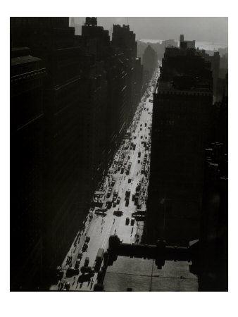 Seventh Avenue Looking South From 35Th Street, Manhattan by Berenice Abbott Pricing Limited Edition Print image