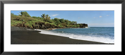 Surf On The Beach, Black Sand Beach, Maui, Hawaii, Usa by Panoramic Images Pricing Limited Edition Print image