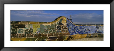 Wall In Parc Guell, Barcelona, Catalonia, Spain by Panoramic Images Pricing Limited Edition Print image