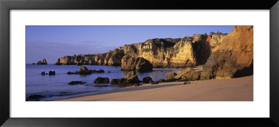 Beach And Coastline, Algarve Region, Lagos, Portugal by Panoramic Images Pricing Limited Edition Print image