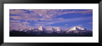 Snow Covered Peaks, Mt. Mather And Mt. Brooks, Denali National Park, Alaska, Usa by Panoramic Images Pricing Limited Edition Print image