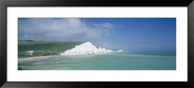 Cliff At The Coast, Seven Sisters, East Sussex, England by Panoramic Images Pricing Limited Edition Print image
