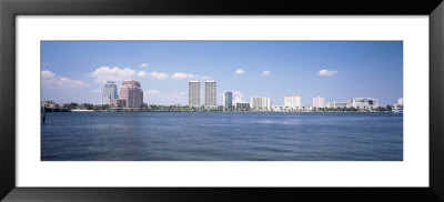 Waterfront And Skyline, West Palm Beach, Florida, Usa by Panoramic Images Pricing Limited Edition Print image
