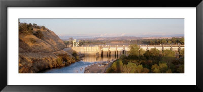 Dam On A River, Nimbus Dam, American River, Sacramento County, California, Usa by Panoramic Images Pricing Limited Edition Print image