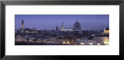 City At Dusk, Florence, Tuscany, Italy by Panoramic Images Pricing Limited Edition Print image