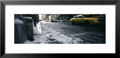 Traffic On A Road, New York, Usa by Panoramic Images Pricing Limited Edition Print image
