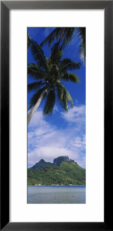 Clouds Over A Mountain, Bora Bora, French Polynesia by Panoramic Images Pricing Limited Edition Print image