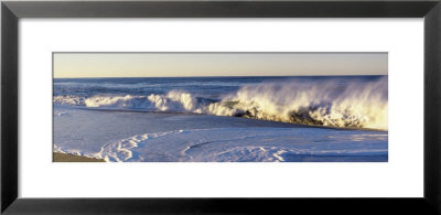 Waves Washing Up On A Beach by Panoramic Images Pricing Limited Edition Print image