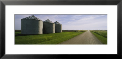 Three Silos In A Field by Panoramic Images Pricing Limited Edition Print image