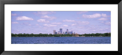 Skyscrapers, Chain Of Lakes Park, Minneapolis, Minnesota, Usa by Panoramic Images Pricing Limited Edition Print image
