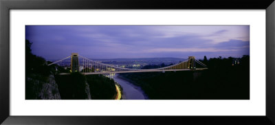 Bridge Over A River, Clifton Suspension Bridge, Bristol, England by Panoramic Images Pricing Limited Edition Print image