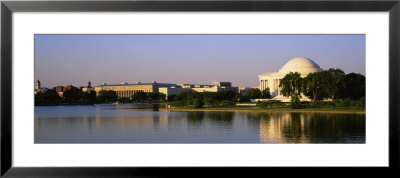 Memorial Building At Dusk, Jefferson Memorial, Washington D.C., Usa by Panoramic Images Pricing Limited Edition Print image