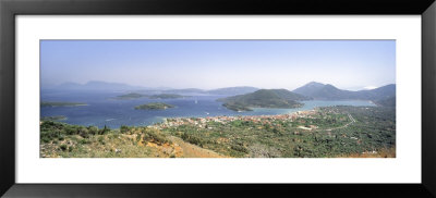 Coastline, Lefkas Island, Greece by Panoramic Images Pricing Limited Edition Print image