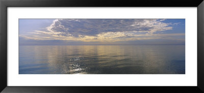 Reflection Of Clouds In A Lake, Lake Michigan, Michigan, Usa by Panoramic Images Pricing Limited Edition Print image