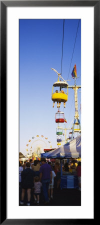 Tourists At An Amusement Park, Syracuse, New York, Usa by Panoramic Images Pricing Limited Edition Print image