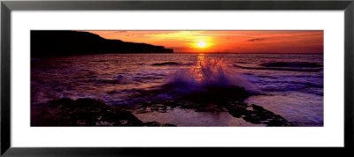 Wave Breaking On Rocks, Bempton, Yorkshire, England, United Kingdom by Panoramic Images Pricing Limited Edition Print image