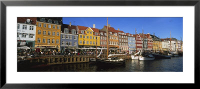 Buildings On The Waterfront, Nyhavn, Copenhagen, Denmark by Panoramic Images Pricing Limited Edition Print image