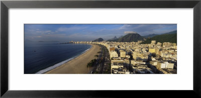 High Angle View Of The Beach, Copacabana Beach, Rio De Janeiro, Brazil by Panoramic Images Pricing Limited Edition Print image