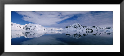 Reflection Of Snowcapped Mountain In The Water, Paradise Bay, Antarctica by Panoramic Images Pricing Limited Edition Print image