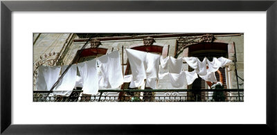 Laundry On Balcony, Havana, Cuba by Panoramic Images Pricing Limited Edition Print image