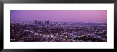 Sunset, Los Angeles, California, Usa by Panoramic Images Pricing Limited Edition Print image