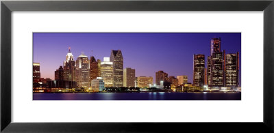 Dusk Detroit, Michigan, Usa by Panoramic Images Pricing Limited Edition Print image
