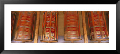 Prayer Wheels, Gansu Province, China by Panoramic Images Pricing Limited Edition Print image