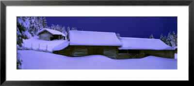 Winter Twilight, Dalarna, Sweden by Panoramic Images Pricing Limited Edition Print image