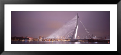 Erasmus Bridge, Rotterdam, Holland, Netherlands by Panoramic Images Pricing Limited Edition Print image