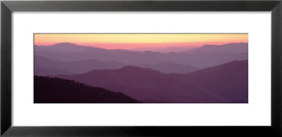 Mountains At Dawn, Clingman's Dome, Great Smoky Mountains National Park, North Carolina, Usa by Panoramic Images Pricing Limited Edition Print image