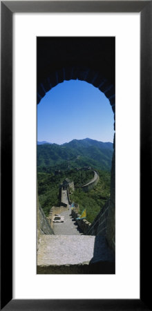 High Angle View Of The Great Wall Of China, Beijing, China by Panoramic Images Pricing Limited Edition Print image