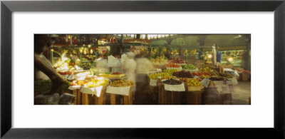 Fruits And Vegetables Stall In A Market, Mercado Central, Santiago, Chile by Panoramic Images Pricing Limited Edition Print image