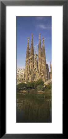 Low Angle View Of A Cathedral, Sagrada Familia, Barcelona, Spain by Panoramic Images Pricing Limited Edition Print image