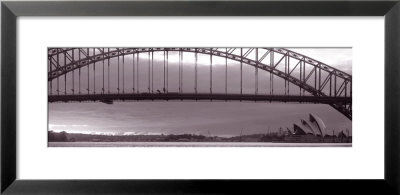 Harbor Bridge, Pacific Ocean, Sydney, Australia by Panoramic Images Pricing Limited Edition Print image