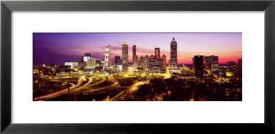 Night, Atlanta, Georgia, Usa by Panoramic Images Pricing Limited Edition Print image