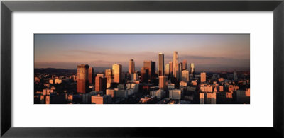 Skyline At Dusk, Los Angeles, California, Usa by Panoramic Images Pricing Limited Edition Print image