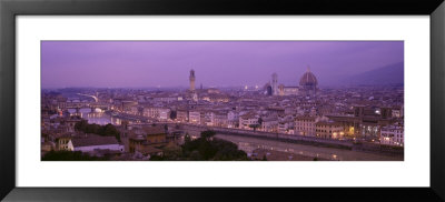 Twilight, Florence, Italy by Panoramic Images Pricing Limited Edition Print image